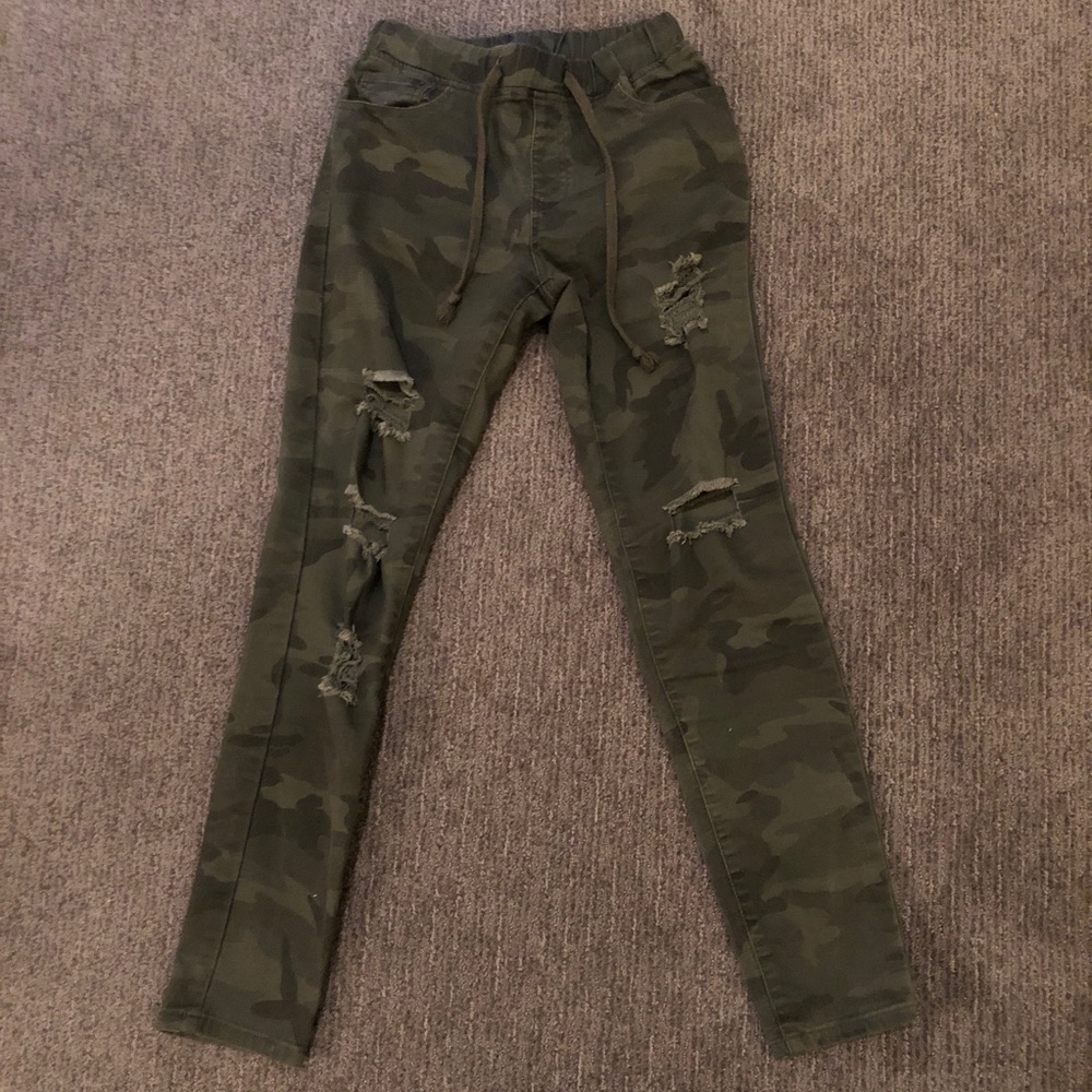 Mignon Ripped Jean Army - Picture 4 of 5